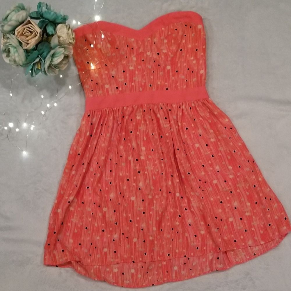 Kimchi Blue Urban Outfitters Coral Dress